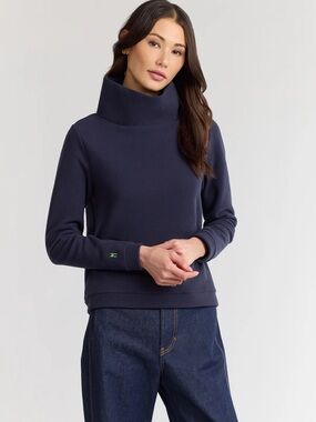 Dudley Stephens Park Slope Puff Sleeve Turtleneck
